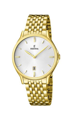 Montre festina best sale or 18k homme